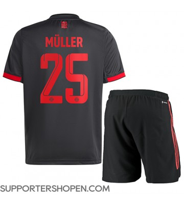 Bayern Munich Thomas Muller #25 Tredje tröja Barn 2022-23 Kortärmad (+ korta byxor)